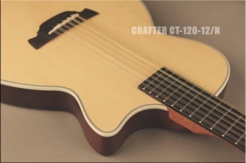 12-струнная электроакустическая гитара CRAFTER CT-120-12/EQN фото 3
