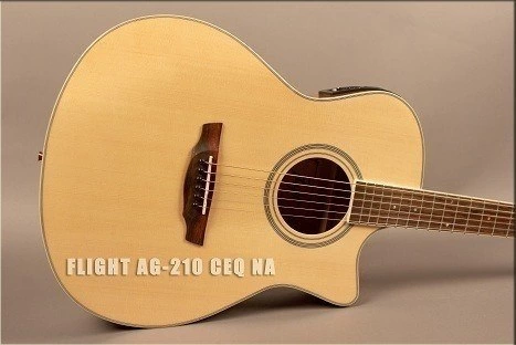 Электроакустическая гитара FLIGHT AG-210 CEQ NA фото 2