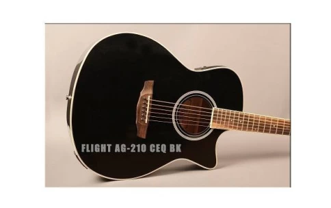 Гитара FLIGHT AG-210 CEQ BK фото 4