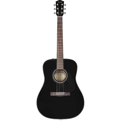 Акустическая гитара FENDER CD-60 DREADNOUGHT BLACK фото 1