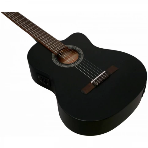 Классическая гитара со звукоснимателем ALMIRES CEC-15 BKS фото 10