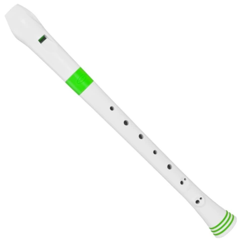 Блок-флейта NUVO RECORDER WHITE/GREEN фото 1