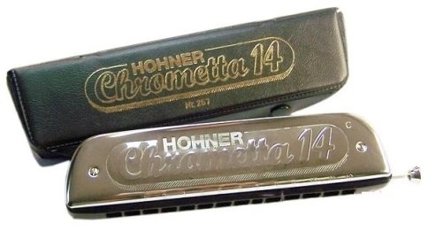 Губная гармоника HOHNER CHROMETTA 14 257-56 C (M25701) фото 2
