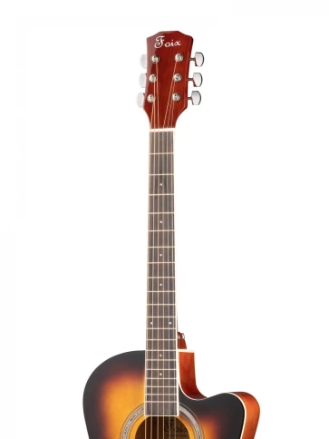 Акустическая гитара Foix FFG-3039-SB, с вырезом, цвет санберст фото 3