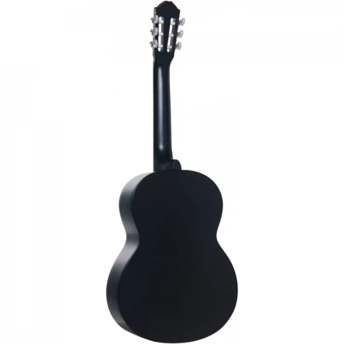 ALMIRES C-15 BKS - классическая гитара 4/4, верхн. дека-ель, корпус-красное дерево, цвет черный фото 2