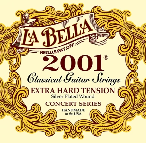 Комплект струн для классической гитары La Bella 2001EH Extra Hard фото 1