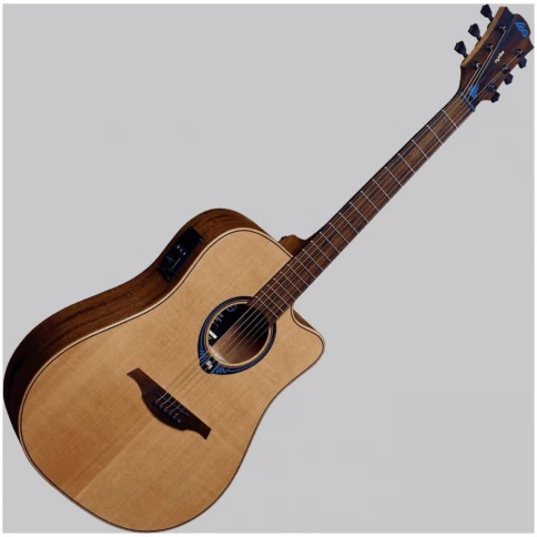 Электроакустическая гитара с встроенным процессором эффектов LAG THV-30DCE SMART фото 4