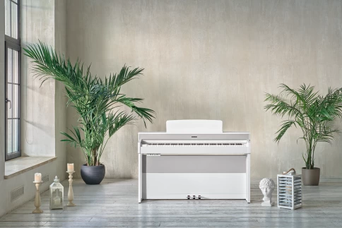 Becker BAP-72W цифровое пианино, цвет белый, механика New RHA-3W, деревянные клавиши фото 7