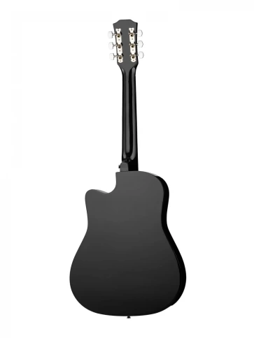 Акустическая гитара Fante FT-D38-BK, с вырезом, черная фото 4