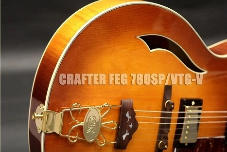 Гитара полуакустическая CRAFTER FEG 780SP/VTG-V фото 4