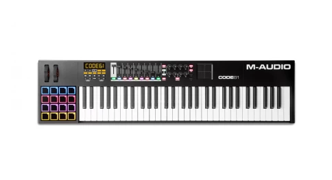 MIDI Клавиатура M-AUDIO CODE 61 BLACK USB-MIDI фото 1
