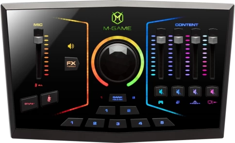 USB аудиоинтерфейс M-AUDIO M-GAME RGB DUAL фото 1