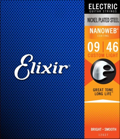 Струны для электрогитары Elixir Nanoweb 12027  9-46 фото 1