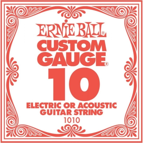 Одиночная струна Ernie Ball 1010 фото 1