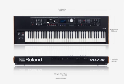 Синтезатор ROLAND VR-730 фото 3
