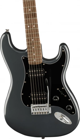 Электрогитара FENDER SQUIER AFFINITY 2021 STRATOCASTER HH LRL CHARCOAL FROST METALLIC фото 2
