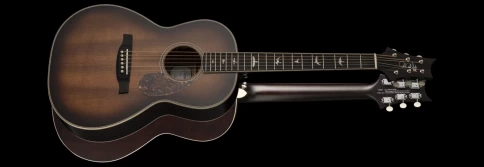 Акустическая гитара PRS SE P20E PARLOR W/PIEZO SATIN TOBACCO SUNBURST с чехлом фото 2