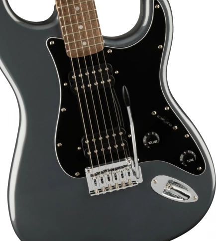 Электрогитара FENDER SQUIER AFFINITY 2021 STRATOCASTER HH LRL CHARCOAL FROST METALLIC фото 6
