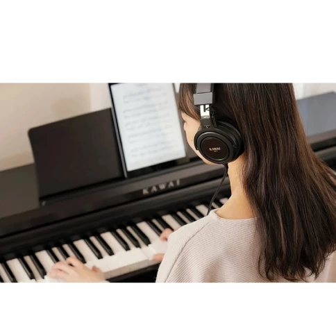 KAWAI KDP120 B - цифровое пианино, банкетка, механика RHC II, 88 клавиш, цвет черный фото 5