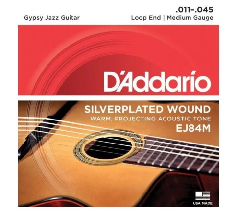 Струны для сайлент гитары D'addario EJ84M 11-45 фото 1
