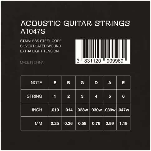 Струны для акустической гитары Veston A1047 S 10-47 фото 2