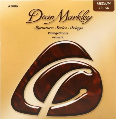 Струны для акустической гитары Dean Markley DM2006 Vintage Bronze, 13-56 фото 1