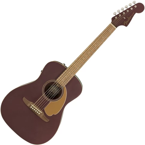 Электроакустическая гитара Fender Malibu Player Burgundy Satin WN фото 1