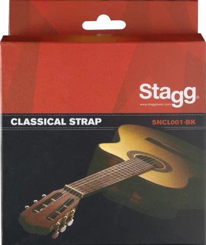 Ремень для классической гитары Stagg SNCL001-BK фото 3