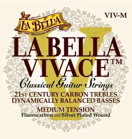 Струны для классической гитары LA BELLA VIV-M VIVACE фото 1