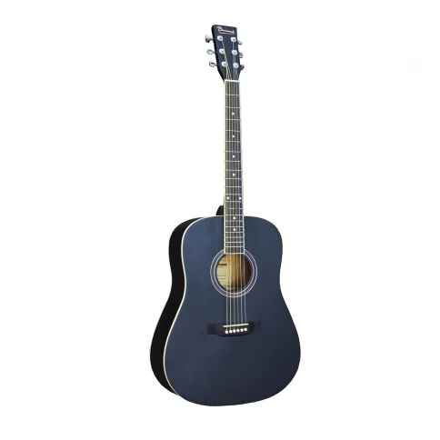 BEAUMONT DG80/BK - акустическая гитара, дредноут, корпус липа, цвет чёрный, матовый фото 1