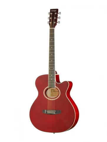 Акустическая гитара с вырезом, фолк HOMAGE LF-401C-R фото 1