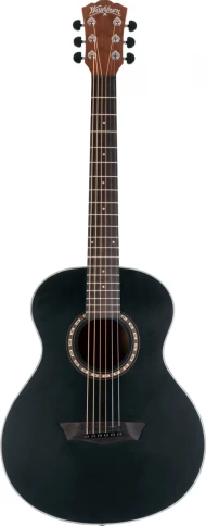Акустическая гитара Washburn AGM5BMK Apprentice Mini GA Black Matte фото 1