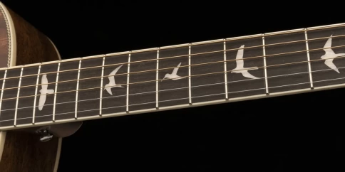 Электроакустическая гитара PRS SE P20E Parlor w/piezo Satin Black Top с чехлом фото 7