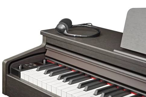 Becker BDP-82R, цифровое пианино, цвет палисандр, клавиатура 88 клавиш с молоточками, банкетка+наушники в комплекте фото 4