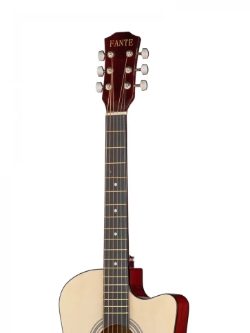 Акустическая гитара Fante FT-D38-N, с вырезом, цвет натуральный фото 3
