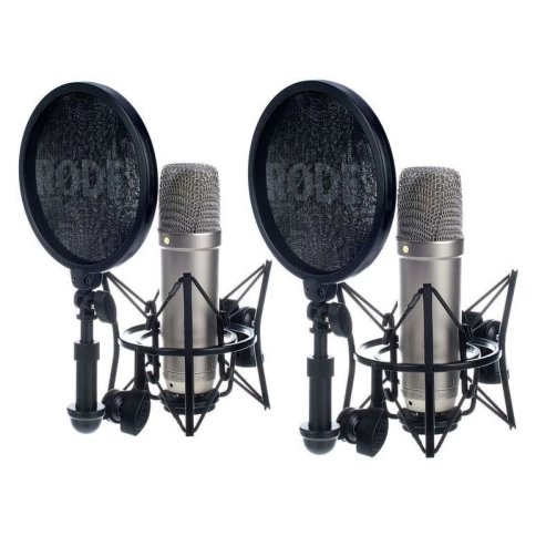 Подобранная пара студийных микрофонов RODE NT1-A Matched Pair фото 2