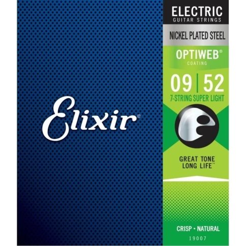 Струны для электрогитары Elixir 19007 9-52 7-String фото 1