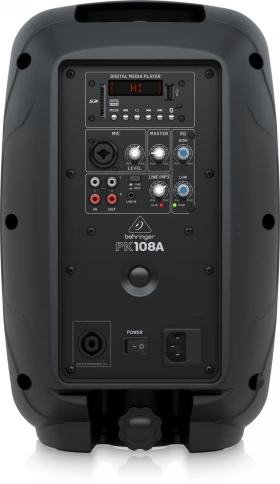 Активная акустическая система Behringer PK108A (встроенный MP-3, Bluetooth, микшер) фото 4