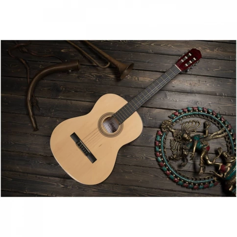 Классическая гитара TERRIS TC-390A NA 4/4, с анкером , цвет натуральный фото 5