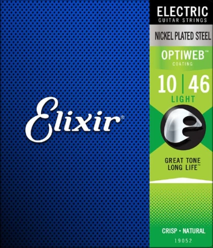 Струны для электрогитары Elixir Optiweb 19052 10-46 фото 1