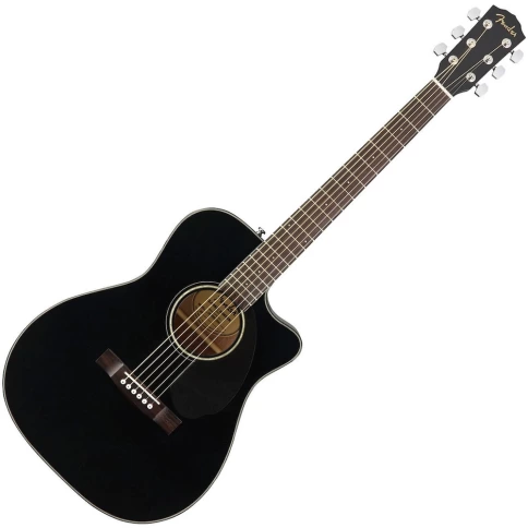 Электроакустическая гитара Fender CC-60SCE Black WN фото 1