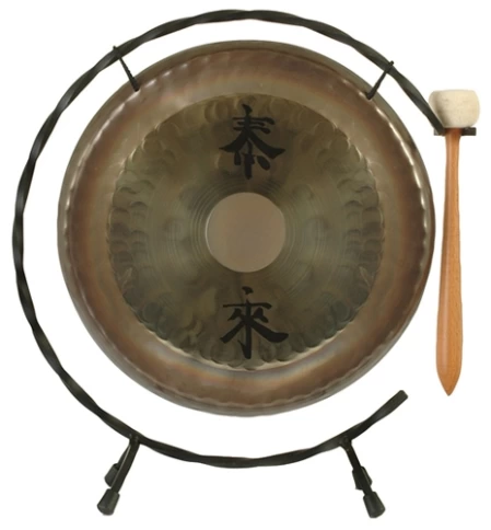 Гонг 10'' с колотушкой и стойкой, Paiste 0223305310 Deco Gong Set фото 1