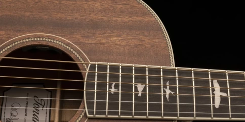 Акустическая гитара PRS SE P20E PARLOR W/PIEZO SATIN Mahogany с чехлом фото 5