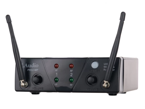 Радиосистема вокальная LAudio PRO2-MP с ручным передатчиком и петличкой фото 2