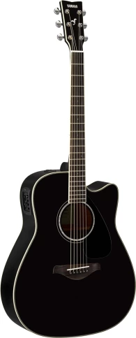 Электроакустическая гитара Yamaha FGX-830C BLK фото 1