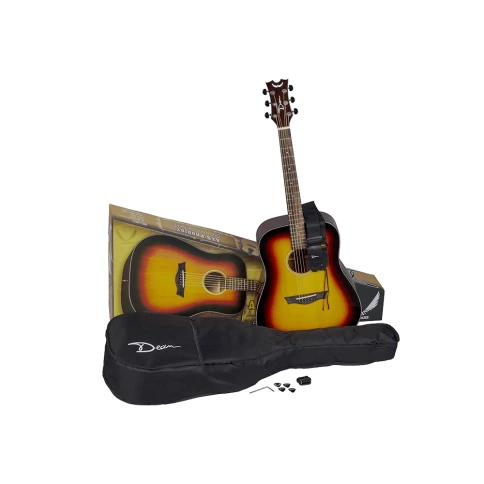 Акустическая гитара DEAN AX PDY TSB PK фото 3