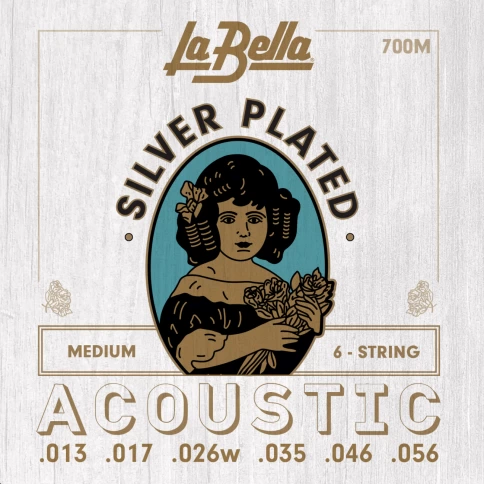 Струны для акустической гитары La Bella 700M 13-56 фото 1
