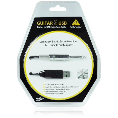 Аудиоинтерфейс-USB Behringer Guitar2USB фото 2