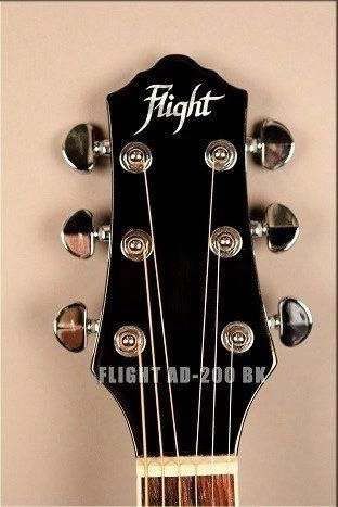 Гитара FLIGHT AD-200 BK фото 4