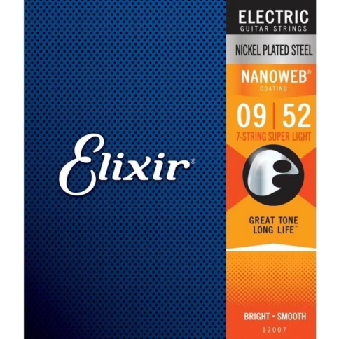 Струны для электрогитары Elixir 12007 9-52 фото 1